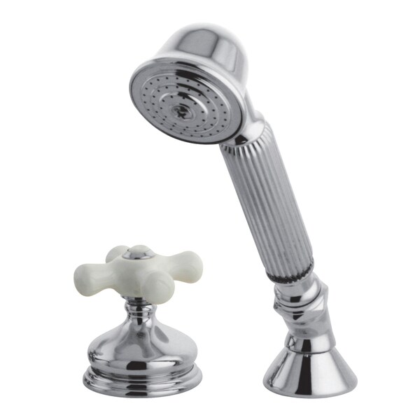 Tub Filler Faucet, 2, Deck, Polished Chrome